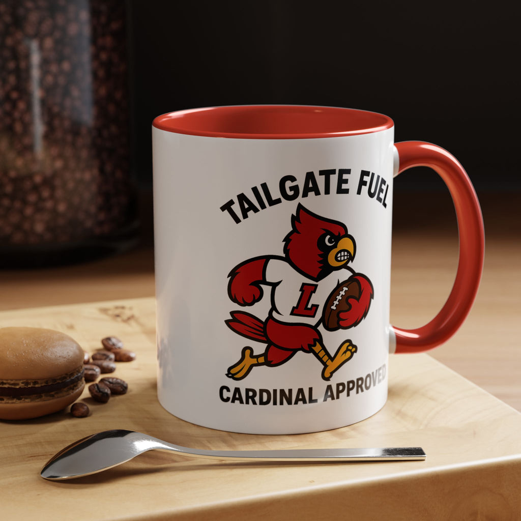 Tailgate Fuel Mug, Cardinal Approved Coffee Cup, Game Day Drinkware, College Sports Gift, Football Tailgate Essential