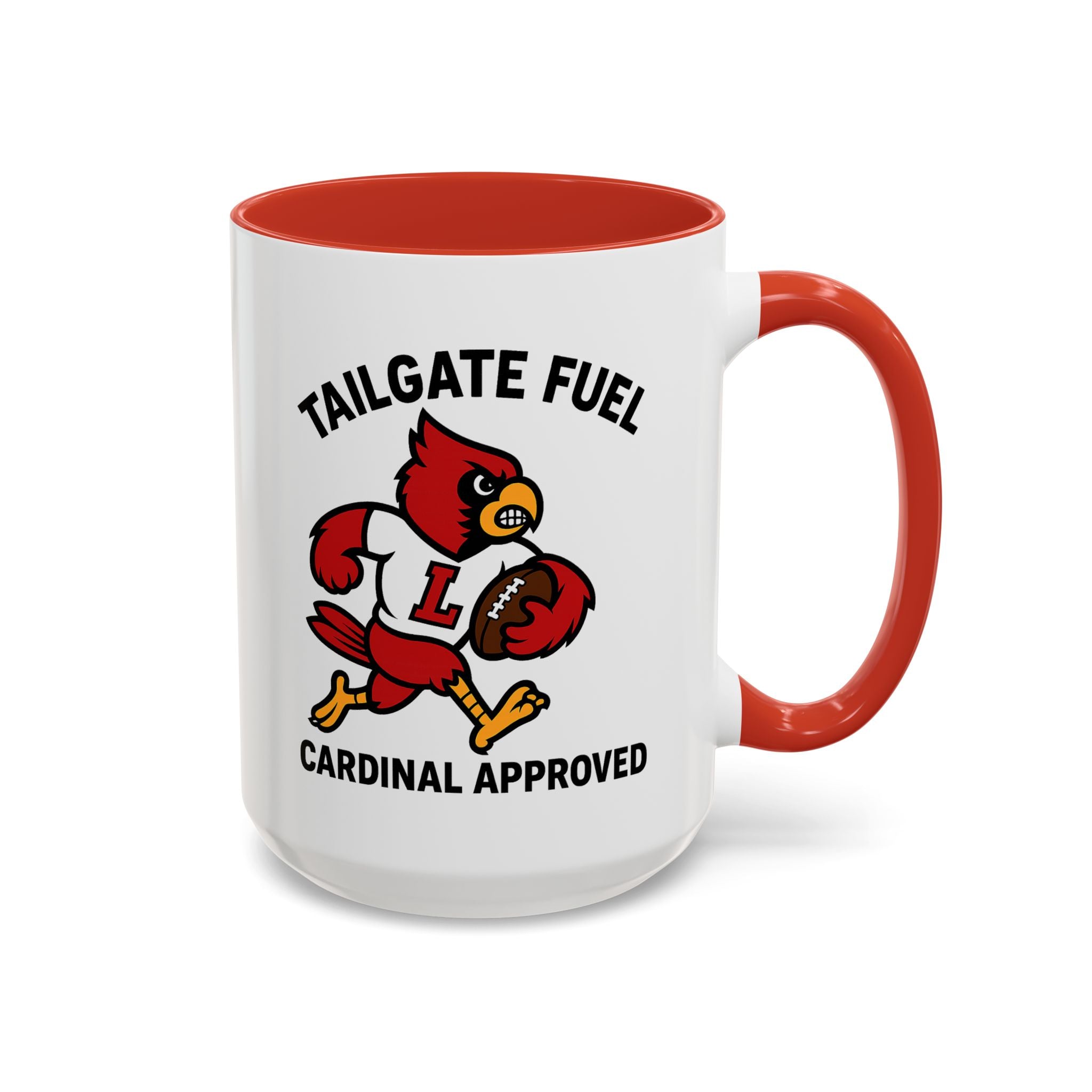 Tailgate Fuel Mug, Cardinal Approved Coffee Cup, Game Day Drinkware, College Sports Gift, Football Tailgate Essential